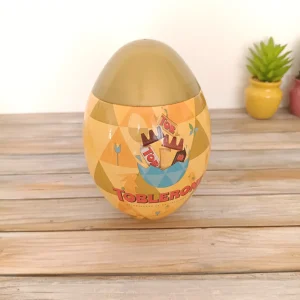 Boîte à Bonbons Toblerone design Vintage - Rangement Original Tons Jaunes