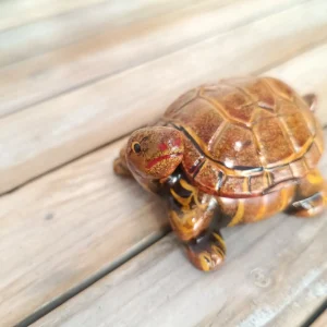 Boîte Décorative Tortue, rangement bijoux, Peinte à la Main - Esprit Naturel