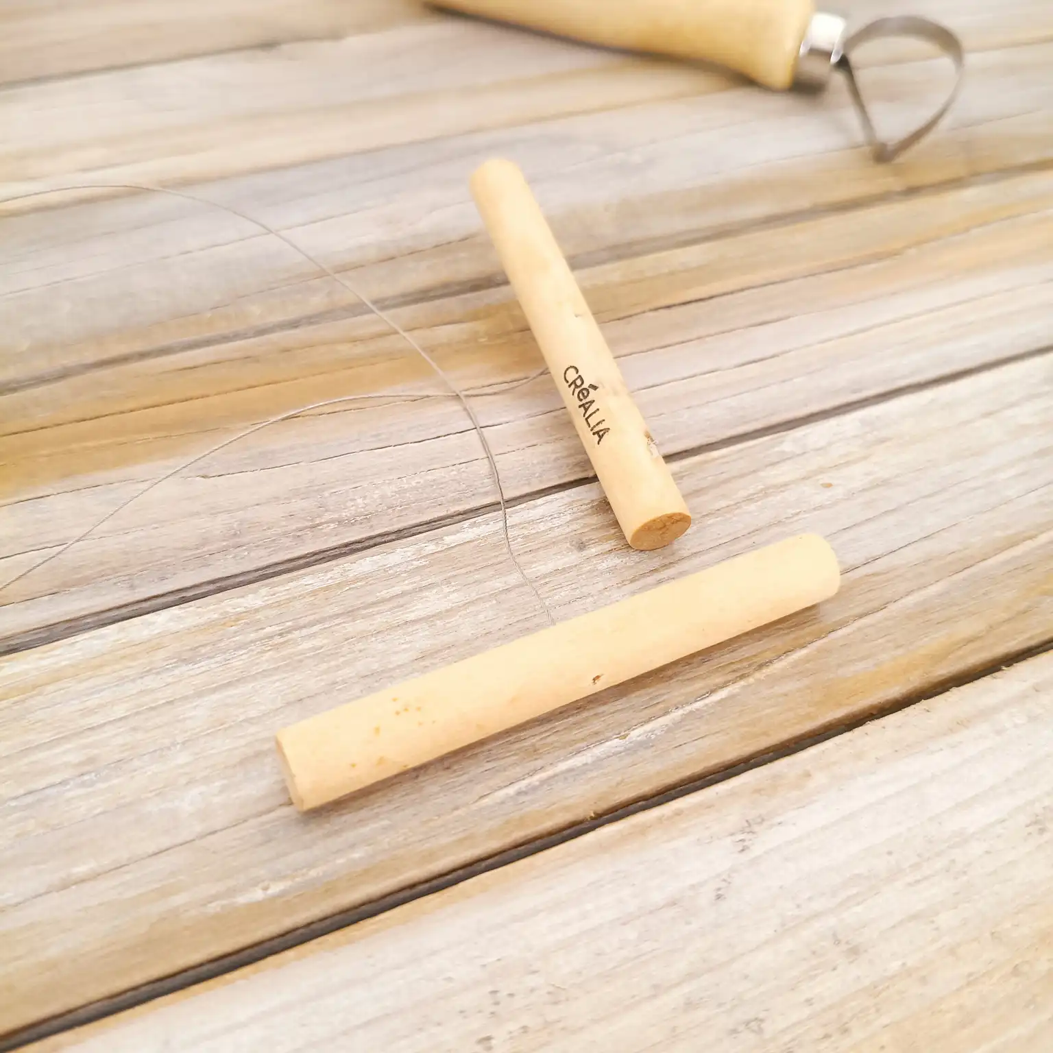 Lot Outils Poterie Bambou Créalia - Lot D'occasion Matériel Créatif – Image 9